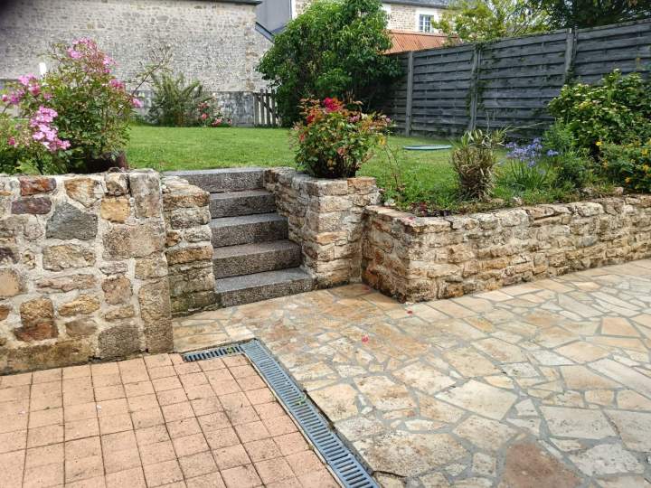 Pose de bordures de jardin Périers