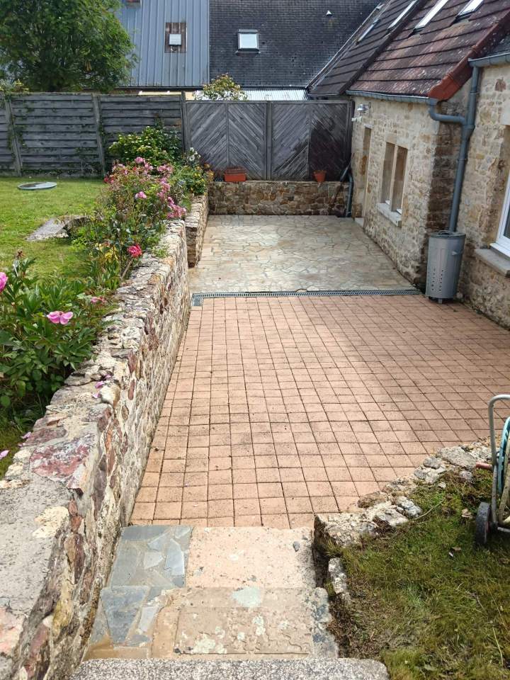Aménagement de terrasse paysagée Périers